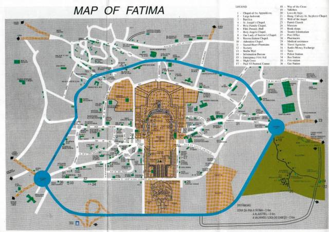 P.3 Map Of Fatima Tourist Information Leaflet 